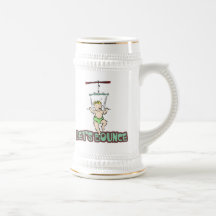 Låter utkastare för dunbebisjumper kaffe mugg