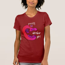 Lättretlig kalenderflicka t-shirt