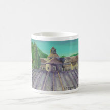 Lavendelfält Kaffe Koppar