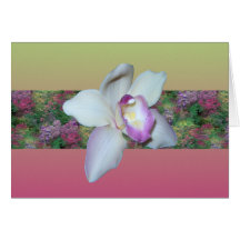 LavendelOrchid Hälsningskort