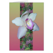 LavendelOrchid Hälsningskort