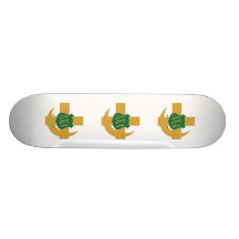 LCA-vänskap klämmer fast färg Skate Board