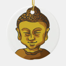 Le den Buddha prydnaden Julgransdekorationer