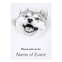 Le den Shiba Inu hunden Personliga Tillkännagivanden
