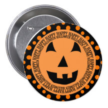 Le Halloween pumpaansikte Pins