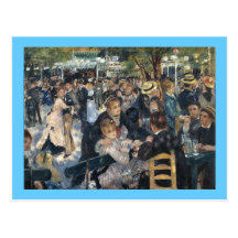 Le Moulin de la Galette av Pierre Auguste Renoir Vykort