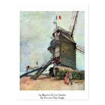 Le Moulin De La Galette av Vincent Van Gogh Vykort