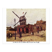 Le Moulin De La Galette av Vincent Van Gogh Vykort