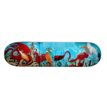 Le Transformateur - vägg- däck för skridskokonst Skate Board Deck