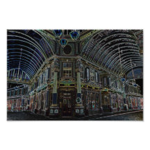 Leadenhall marknadsför london byggde 1881, detta ä fototryck
