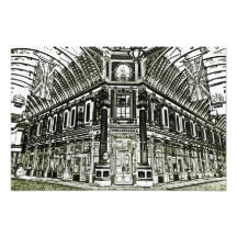 Leadenhall marknadsför London Fotografiska Tryck