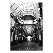 Leadenhall marknadsför London Fotografiskt Tryck