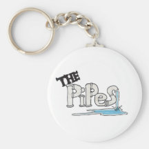 Leda i rör ut Keychain Nyckelringar