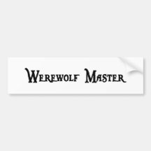 Ledar- bildekal för Werewolf