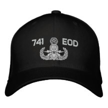 Ledar- EOD Broderad Baseball Keps