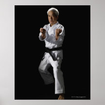 Ledar- Karate, porträtt, studio sköt 2 Print