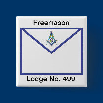 Ledar- Masonsförkläde knappar