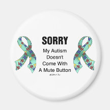 Ledsen Autism Kylskåps Magneter