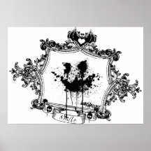 Leende Splat Print
