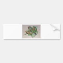 Leguan/groda som tittar på bildekaler