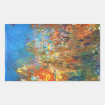Leicester kvadrerar på nattClaude Monet konst Klistermärken