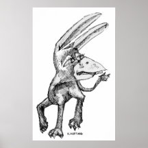 "Lejon åsnafågel ", Affisch