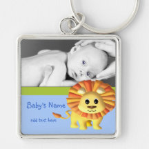 Lejon/foto baby nyckelringar