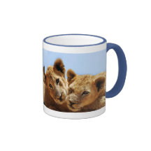 Lejon kärlek för baby kaffe koppar