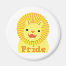 Lejon pride magneter för kylskåp