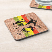 Lejon Reggaekung Glas Underlägg