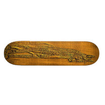 LEJON STOR KATT ANPASSAD SKATE BOARD