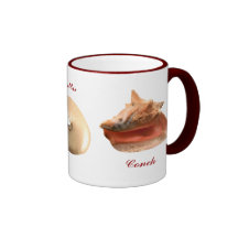 Lejon tass, Conch, Nautilus Kaffe Muggar