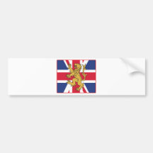 Lejon UK-flagga Bildekaler