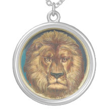 Lejon vintage skräddarsydda halsband