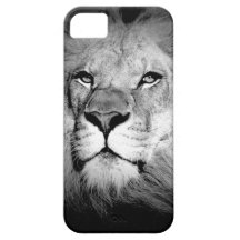 Lejona svart & vit iPhone 5 Case-Mate skal