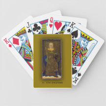 Leka kort med Tarot konst empressen
