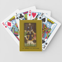 Leka kort med Tarot rulla av förmögenhet avbildar