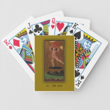 Leka kort med Visconti-Sforza Tarot solen