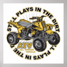 Lekar i smutsen ATV Posters