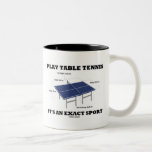 Lekbordtennis är det en avkrävasport (humorn) kaffe koppar