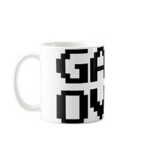 Leken över rånar kaffe mugg