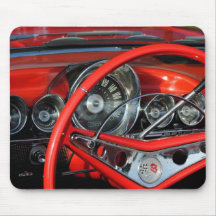 Lenkrad vom Oldtimer Mousepad