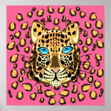 Leopard Affisch