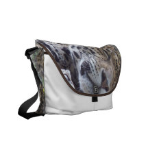 Leopardbildmessenger bag