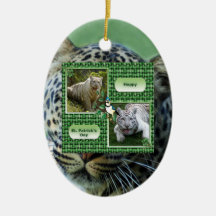 Leopardjulprydnad Julgranskulor