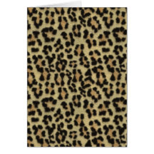 Leopardprint Kort
