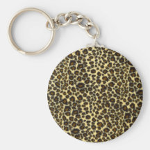 Leopardtrycknyckelring