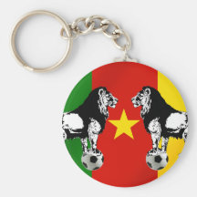 Les lejon Indomables Cameroun 2010 Nyckel Ring