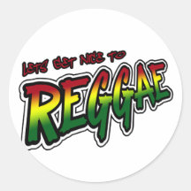 Lets får trevlig till musik för den REGGAEdubDubst Klistermärke