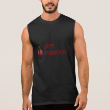 Levande oförskräckt t-shirt